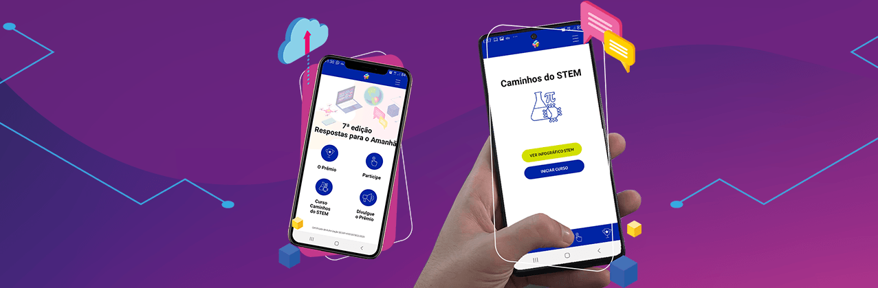 Novo curso Caminhos do STEM: baixe o app gratuitamente e participe! 